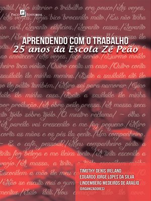 cover image of Aprendendo com o trabalho